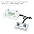 thumbnail image 3 of Rowin BeatLoop Dual Footswitch Foot Switch Pedal for Rowin BEAT LOOP Recording Effect Pedal with 6.35mm Cable, 3 of 7