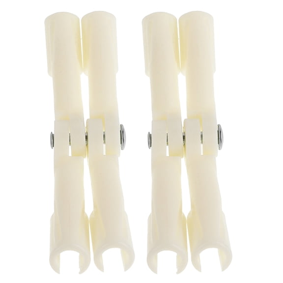 OUNONA 2pcs Foldable Bed Net Fixing Clips Bed Canopy Plastic Retainer Sturdy Stabilizer Easy-to-Use Small Fix Clamps for Home Windproof and Reliable Fixator