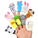 thumbnail image 1 of FELTECHELECTR 10 marionetas de dedo de animales de dibujos animados, mini figuras de peluche, juguetes para fiestas infantiles., 1 of 7