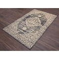 thumbnail image 3 of Persian Area Rug - 2 ft. x 3 ft., Charcoal Gray, Waterproof UV Protected Rug for Garden, Patio, Backyards, Hallways, Bedroom, 3 of 8