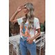 thumbnail image 2 of ABPHQTO Top corto con efecto tie-dye DESERT VIBES para mujer, 2 of 5