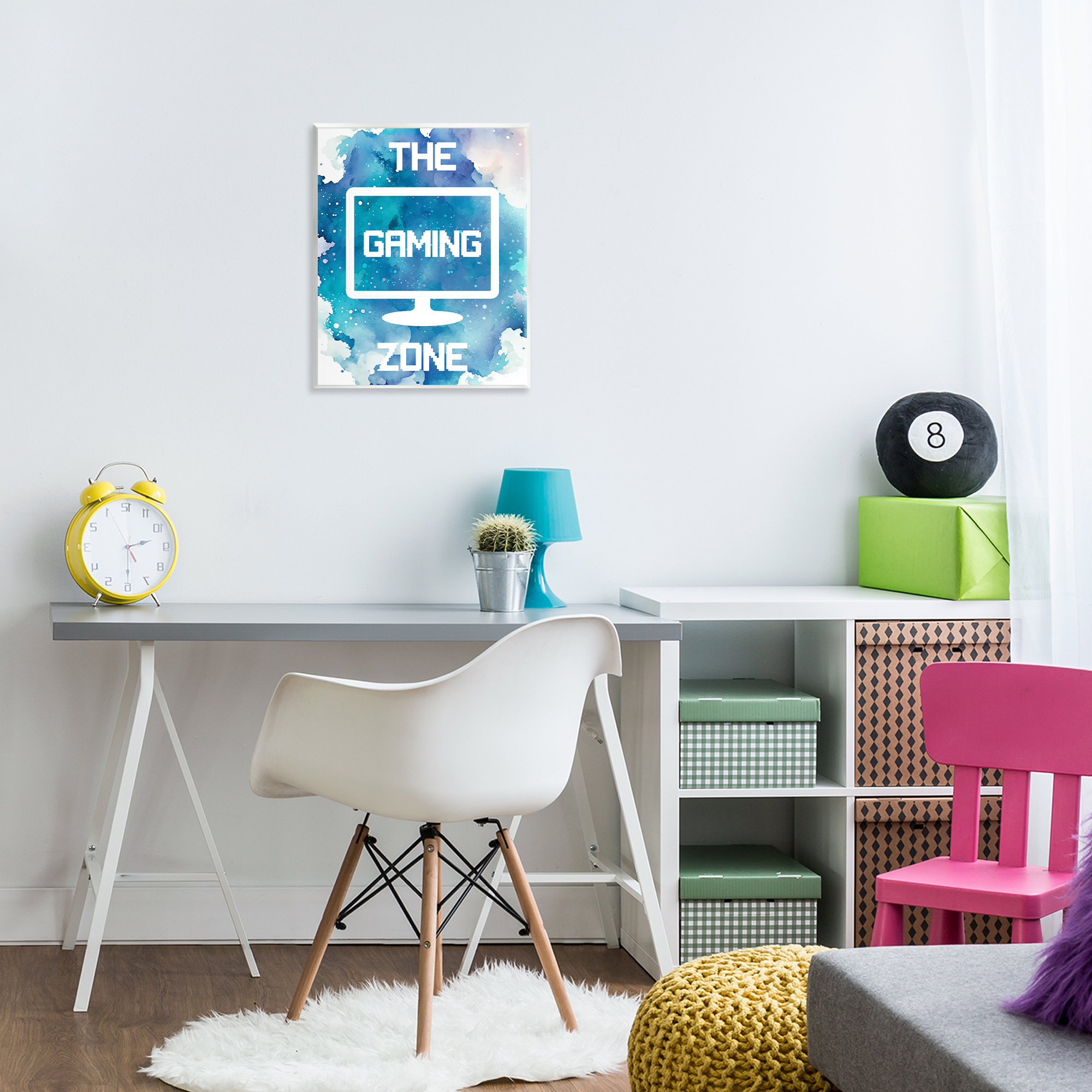 Gaming Zone Moniter Wall Plaque Art, design by Marcus Prime