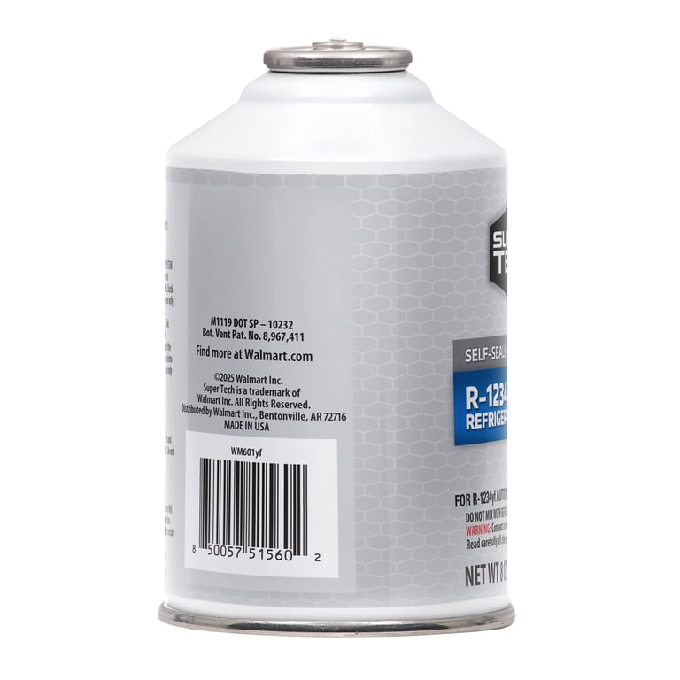 Super Tech 1234YF Refrigerant, 8oz - Walmart.com