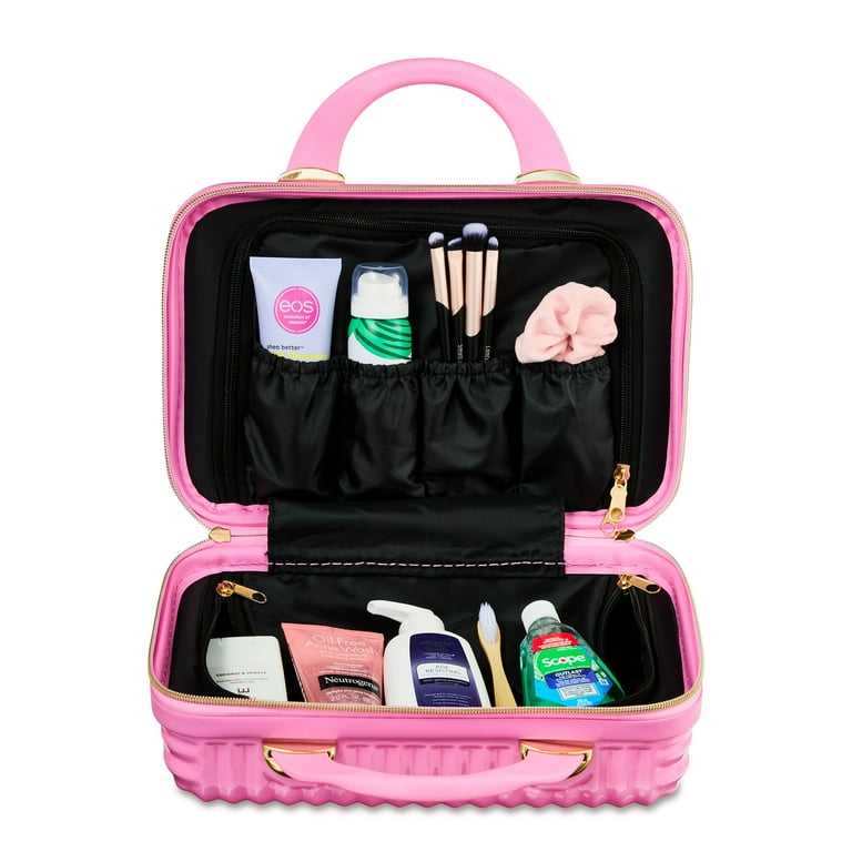 Hard Shell Cosmetic Travel Case, Pink, 1 Count - Walmart.com