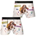 thumbnail image 3 of Back to School Cute Basset Hound All Over Print Boxer Briefs Underwear for Men Dad Bassets Dog Breed Lovers Gifts Idea - 13010, 3 of 6