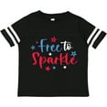 thumbnail image 3 of Inktastic 4th of July Free to Sparkle in Red White and Blue Boys or Girls Toddler T-Shirt, 3 of 5