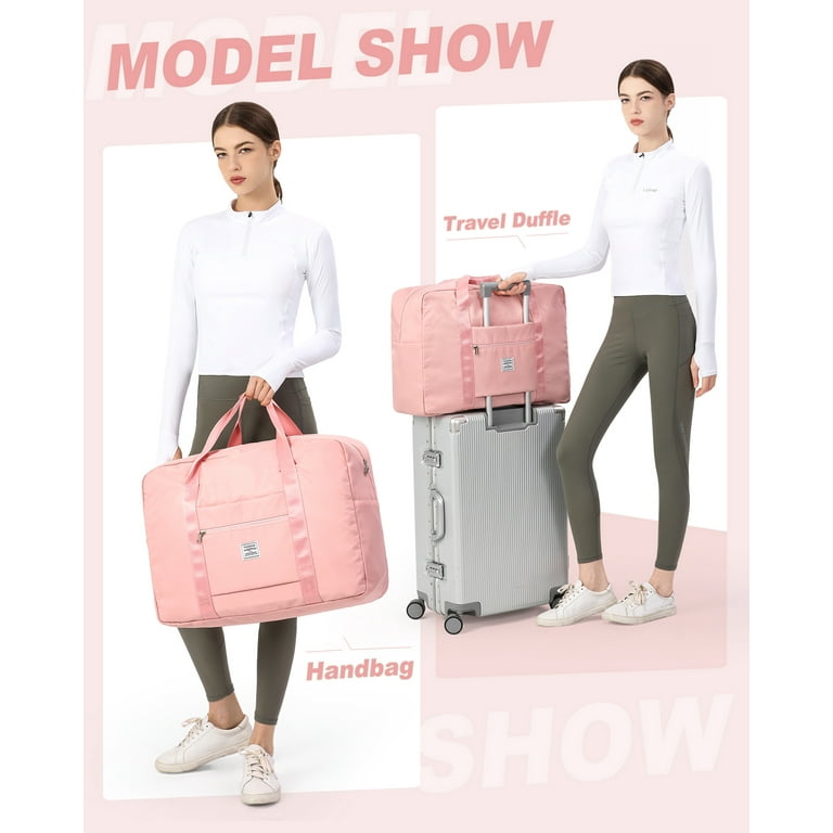 Large Travel Bag for Women, Carry on Weekender Overnight Bag Gym