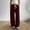 Wine, variant on Women's Drawstring Sweatpants Baeitkot Women's Fashion Casual Solid Color Drawstring Sweatpants with Pockets White XL