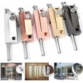 thumbnail image 2 of WOLF PEOPLE multi-purpose door lock, garage door lock, gate lock, universal door lock, comes with 2 keys,black, 2 of 4