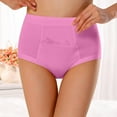 thumbnail image 2 of Panties for Women,High Waist Women Menstrual Leakage Pocket Underwear Comfortable Panties,Womens Underwear,Watermelon Red,2XL, 2 of 5
