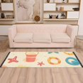 thumbnail image 2 of Yayeee Runner Rug for Bedroom 2'x6' Machine Washable Hallway Non Slip Mat, Beach Pattern, 2 of 8