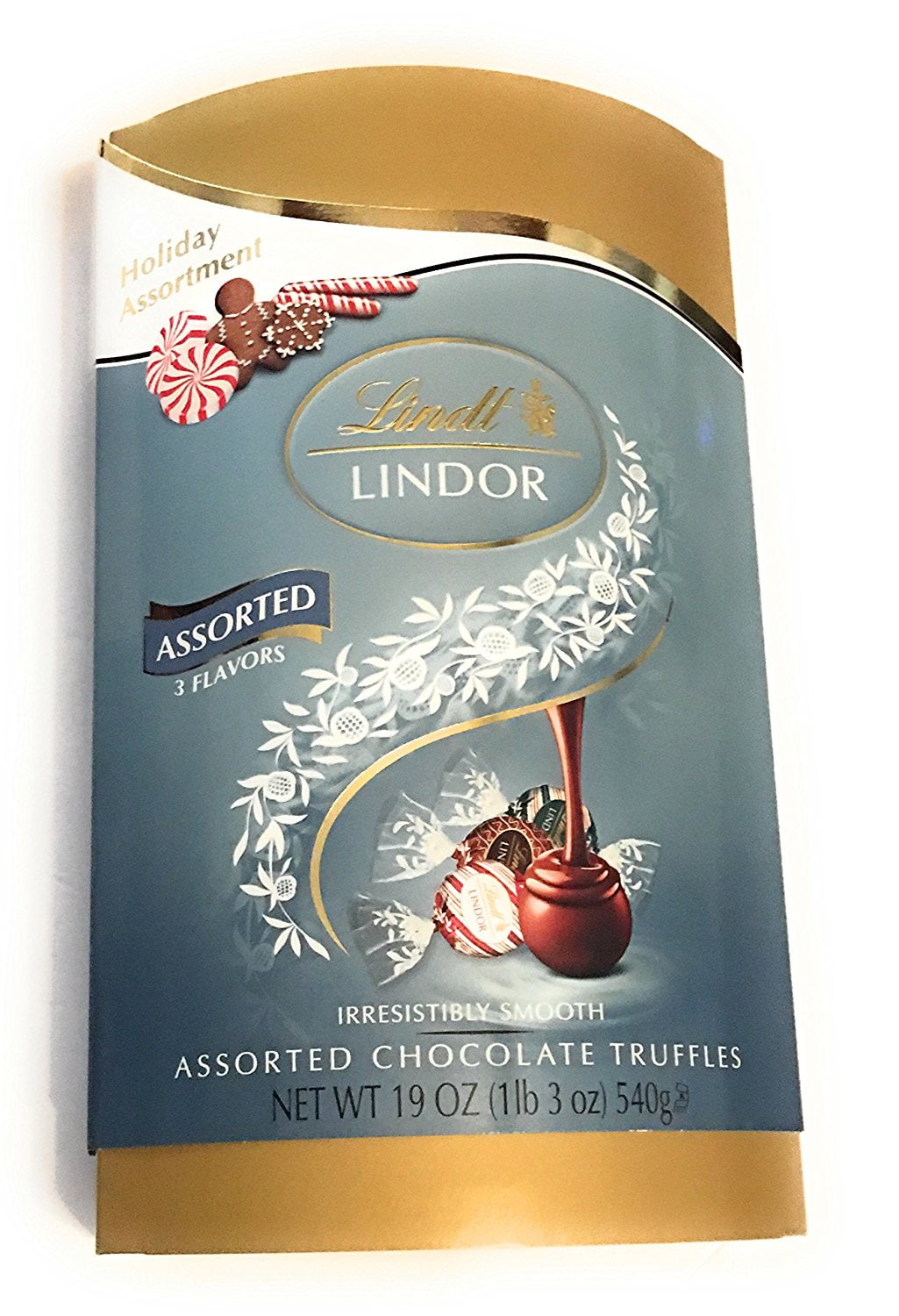 Lindt Lindor Holiday Assortment Chocolate Truffles (19 oz.) - Walmart