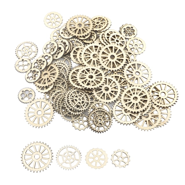 Toystoory 200 Uds. Decoración del hogar DIY Material Premium diseño único estilo Steampunk servicio de larga duración engranaje Artesanía