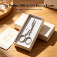 thumbnail image 3 of EXLEAF 2026 New Eyebrow Scissors, Multi-Purpose Grooming Scissors, Nose and Hair Scissors, Cuticle Scissors, Stainless Steel Precision Tool, 3 of 6