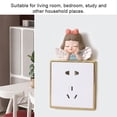 thumbnail image 5 of 3D Angel Cartoon Light Switch Sticker - Solid Resin Wall Paste for Creative Home Wall Decoration Frameless Switch Paste Wall Switch Board Decoration, 5 of 7