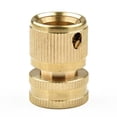 thumbnail image 4 of Brass 3/4" Hose Pipe Connector Adapter Quick Connect for Tap Car Washing Tool, 4 of 11