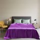 thumbnail image 5 of H: Ropa de cama de seda de simulación de color sólido, 206 x 224 cm, 5 of 6