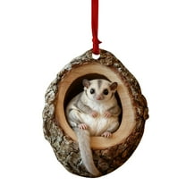 Yhmxh Animal Christmas Ornaments 2026, 2D Acrylic Forest Animal Christmas Ornaments, Squirrels Hanging Ornaments for Christmas Tree, Personalized Christmas Ornament Gift Ideas