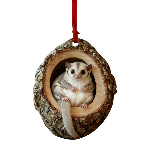 Colgante Navideño Acrílico | Adorno Festivo para Las Fiestas | Decoración Colgante Duradera | Centro de Mesa Versátil | Ideal para Regalar | 1 Unidad