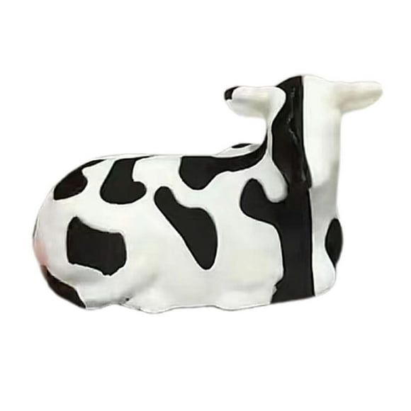 Desktop Ornament Stress 3D Printed Cow Figurine Miniature Dairy Toy for Relaxation and in Home