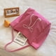 thumbnail image 1 of Bolso Hombro para Mujer Mano Con Lazo Lona Viajes Al Aire Libre () Rosa, 1 of 2
