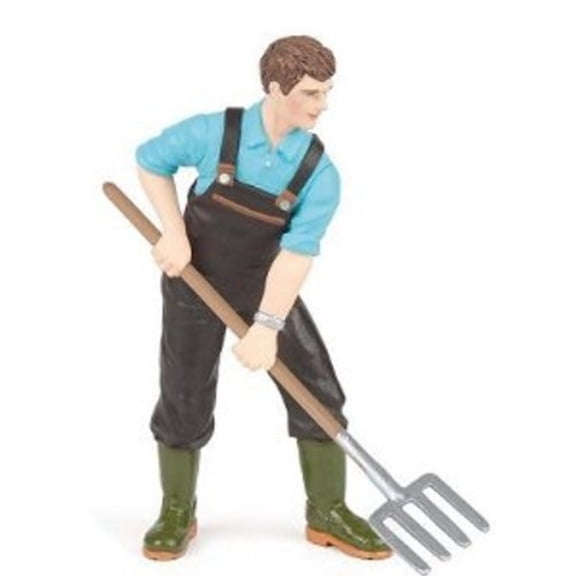 papo gardener figure, multicolor
