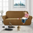 thumbnail image 2 of Housse de Sofa Extensible, Housses de Canapé Hydrofuges, Protège-Canapé pour Chien, Chat et Animal de Compagnie (Sofa, Brun), 2 of 7