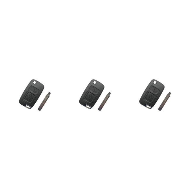 Guardoinrt Car Key Shell Replacement Protective Scratchproof Automotive Fob Case 3 Key Left 3Set