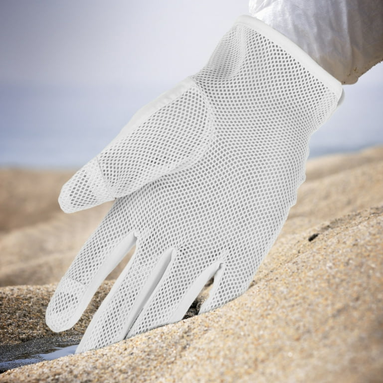 3 Pairs Women Sun Protection Driving Gloves Breathable Full Finger Gloves  for Spring Summer 
