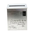 thumbnail image 1 of GUOOL Drop Box Large Capacity Decorative Newspaper Holder Box for Yard Gate Garden silvery, 1 of 9