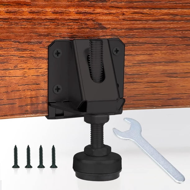 Bench For Leveling SURJDE 4 Pack Heavy Duty Leveling Feet, Black Furniture Levelers Leg ...