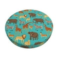 thumbnail image 6 of Uemuo Cute Animals Pattern Round Bar Stool Seat Covers Washable Stool Cushion Slipcover Elastic Bar Chair Covers-12 inch, 6 of 7