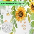thumbnail image 4 of Spring Summer Shower Curtain, Hello Sunshine Sunflower Shower Curtains for Bathroom, Seasonal Farmhouse Holiday Bathroom Home Decor, Waterproof Fabric with Hooks 72X72 Inch, 4 of 6
