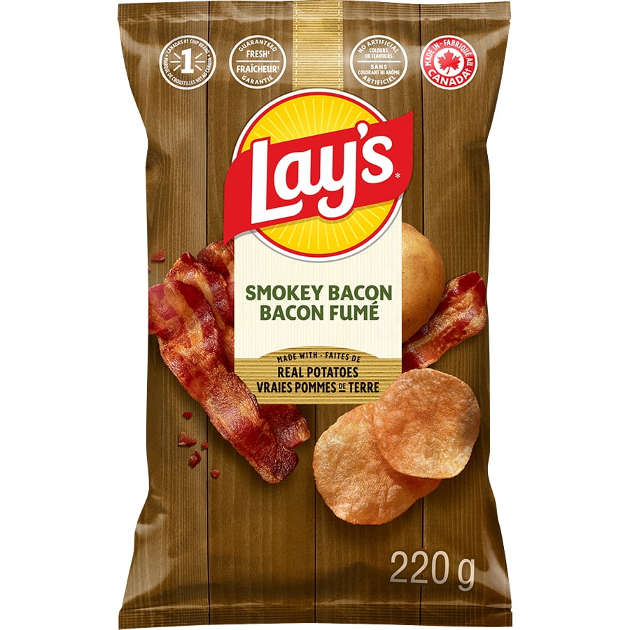 Lay’s croustilles assaisonnées Bacon fumé