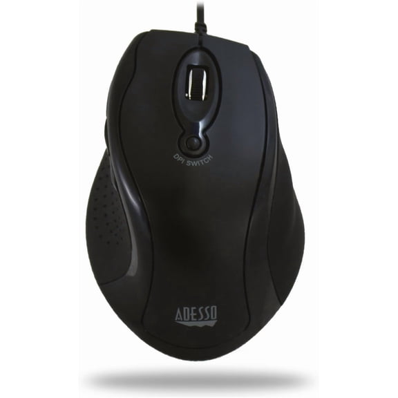 EFFFERTWQL-iMouse G2 - USB Ergonomic Optical Mouse Adjustable DPI Internet Navigational B, Black