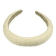 thumbnail image 5 of Unique Bargains 1 Pc Fashion Foam Raffia Straw Headband for Women for Girls 5.91"x1.18" Beige, 5 of 6