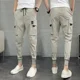 thumbnail image 3 of Pantalones cargo de trekking harén negros multibolsillos de otoño para hombre, pantalones para hombre, ropa estética de diseñador con múltiples bolsillos, ropa de calle de lujo, 3 of 5