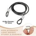 thumbnail image 4 of Uxcell Wire Rope Stop Sleeve, 304 Stainless Steel Cable Wire Rope Crimping Loops Sleeve Ferrule for Wire Rope and Cable Ferrule 1/8"(3mm), 4 of 7