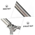 thumbnail image 4 of 5 Pcs Eye Screw Nuts Ring Bolt Flat Bolts Lifting Eye Ring Expansion Eye nut Brick Hooks Screws Eyelets Eye Hooks Heavy Duty Ring Nut Stainless Steel Component to Rotate Household, 4 of 5
