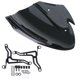 thumbnail image 2 of Deflector de Pantalla de Parabrisas de Plástico para Motocicleta Yotijar con Soporte de Montaje para 750 2017-2019 Negro, 2 of 7
