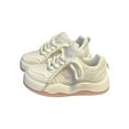 thumbnail image 5 of Zapatos blancos de mujer con falda, zapatillas de plataforma elegantes de otoño, zapatos casuales deportivos para mujer que combinan con todo para estudiantes, 5 of 5