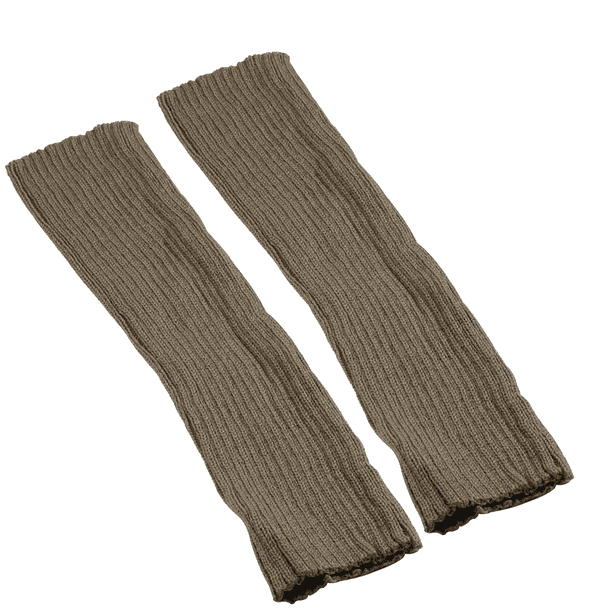 Minnieouse 1 par de calcetines de pierna para invierno, manga cálida para pierna, Color caramelo, manga para pierna, calentador de pantorrilla Medias caqui