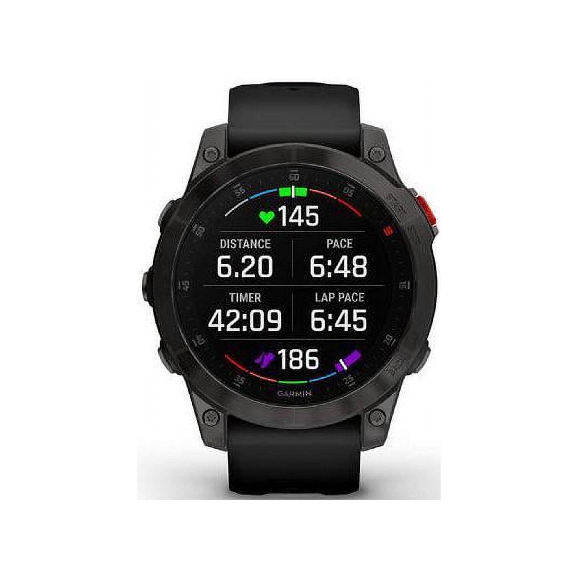 Garmin epix Gen 2, Premium active smartwatch, Health and wellness features, touchscreen AMOLED display, adventure watch with advanced features, black titanium