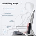 thumbnail image 4 of Dr. Pillow Balance Thera Cushion – Ergonomic Seat Pillow for Posture Correction and Pain Relief, 4 of 8
