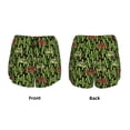 thumbnail image 3 of Daiia Green Cacti And Red Chili Pattern Women's 2 in 1 Running Shorts - Lightweight Athletic Workout Gym Yoga Shorts Liner with Phone Pockets-Large, 3 of 7