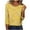 Yellow Plus Size Blouse for Women_c, variant on CYMMPU Tunic Tops 3/4 Sleeve Floral Printed Round Neck Loose Fit Summer Fashion Shirts Blouses for Women Dressy Casual Spring Tops Lightweight Basic T-Shirts Khaki S