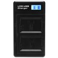 thumbnail image 1 of Pantalla Lcd Pantalla de Doble Carga Lcd Batería Cargador de Batería, Batería Cargador de Doble Carga, Duradero para viajar la batería de la cámara de Senderismo, 1 of 7