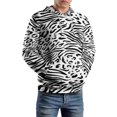 thumbnail image 5 of Leopard Print Animals 3d Sweatshirts Hoodie Fashion Casual Personality Men's Women Street Hoodie Pullovers Long Sleeve Comfortable Top, 5 of 6
