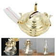 thumbnail image 4 of Oil Lamp Part Indoor Use Dia 1.9 in Lamp Replacement Wick DIY Oil Lamp Burner for Transparent Glass Oil Lantern Desktop, 4 of 7