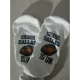 thumbnail image 3 of Kansas City, Football Fan Socks – “SHHHH, The Game Is On” (Team Color Options), 3 of 7